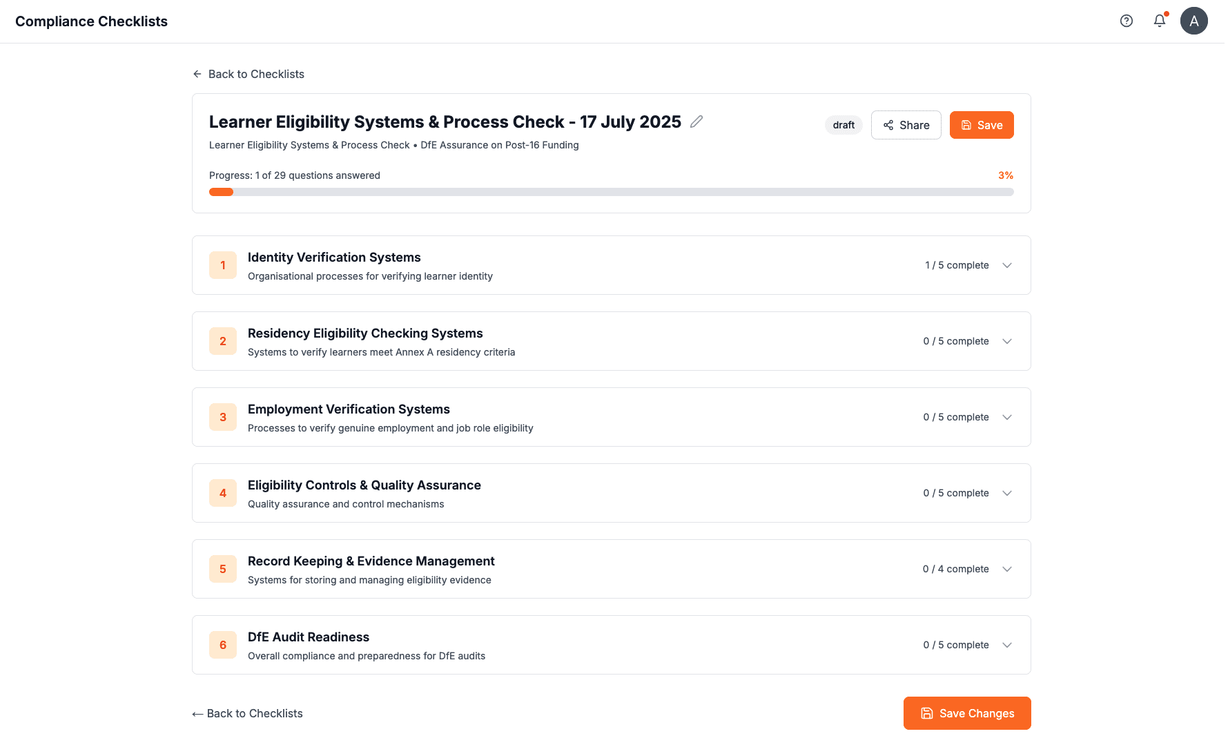 Learner Eligibility Systems & Process Check Example